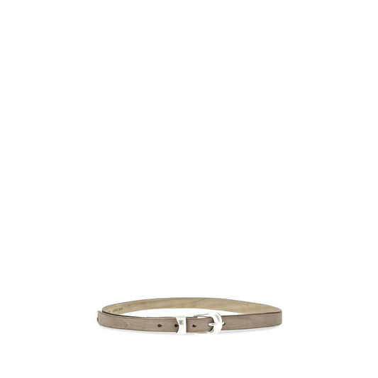 Our Legacy Brown Calf Leather Bos Taurus Thin Belt
