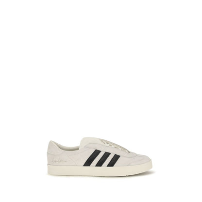 Y-3 White Calf Leather Bos Taurus Sneakers