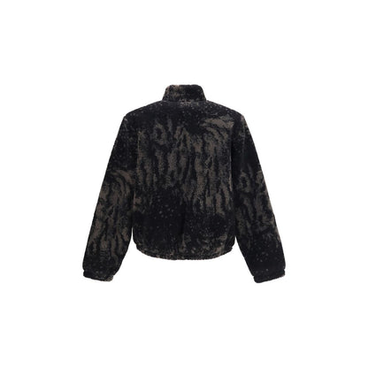 ROA Brown Polyester Full-Length Jacket