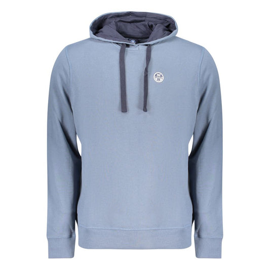 North Sails Blue Cotton Men's Hoodie