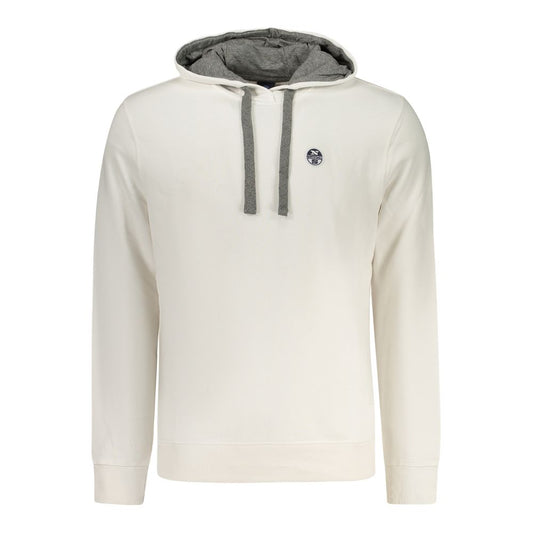 North Sails White Cotton Men's Hoodie