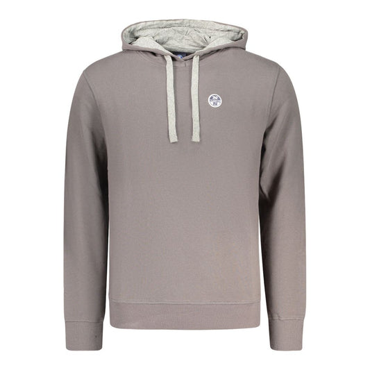 North Sails Gray Cotton Men's Hoodie