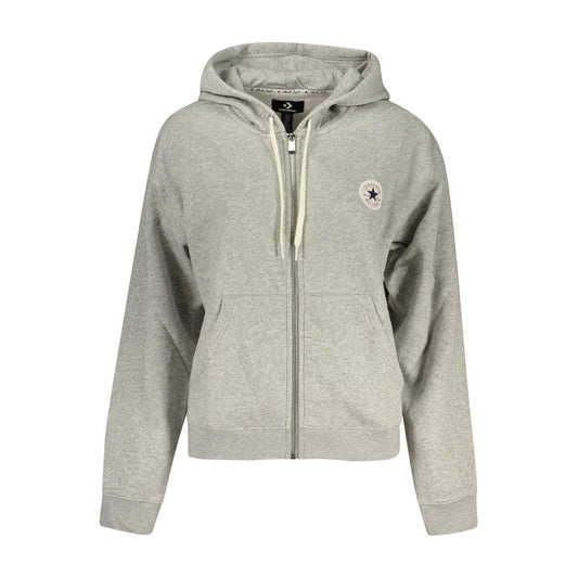 Converse Gray Cotton Womens Sweatshirt