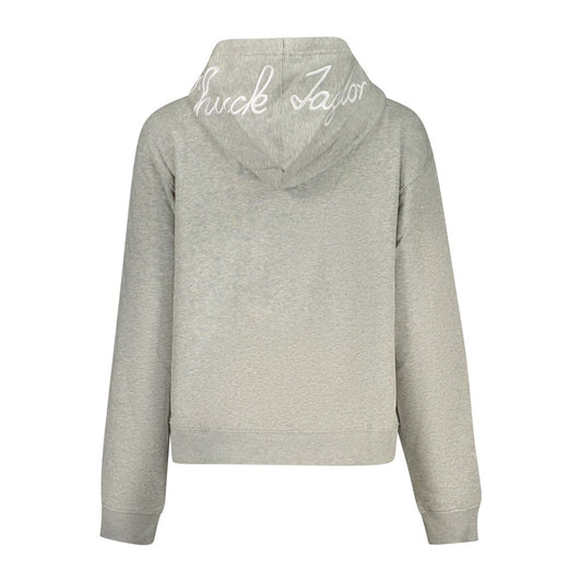 Converse Gray Cotton Womens Sweatshirt