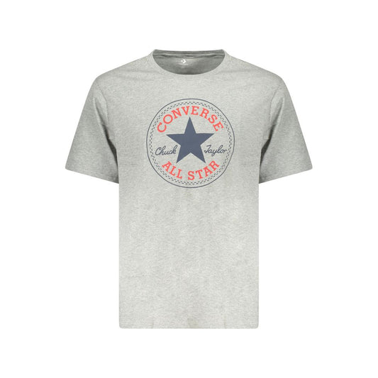 Converse Grey Cotton Men's T-Shirt