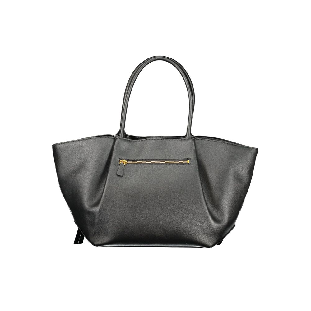 Guess Jeans Damenhandtasche aus schwarzem Polyurethan