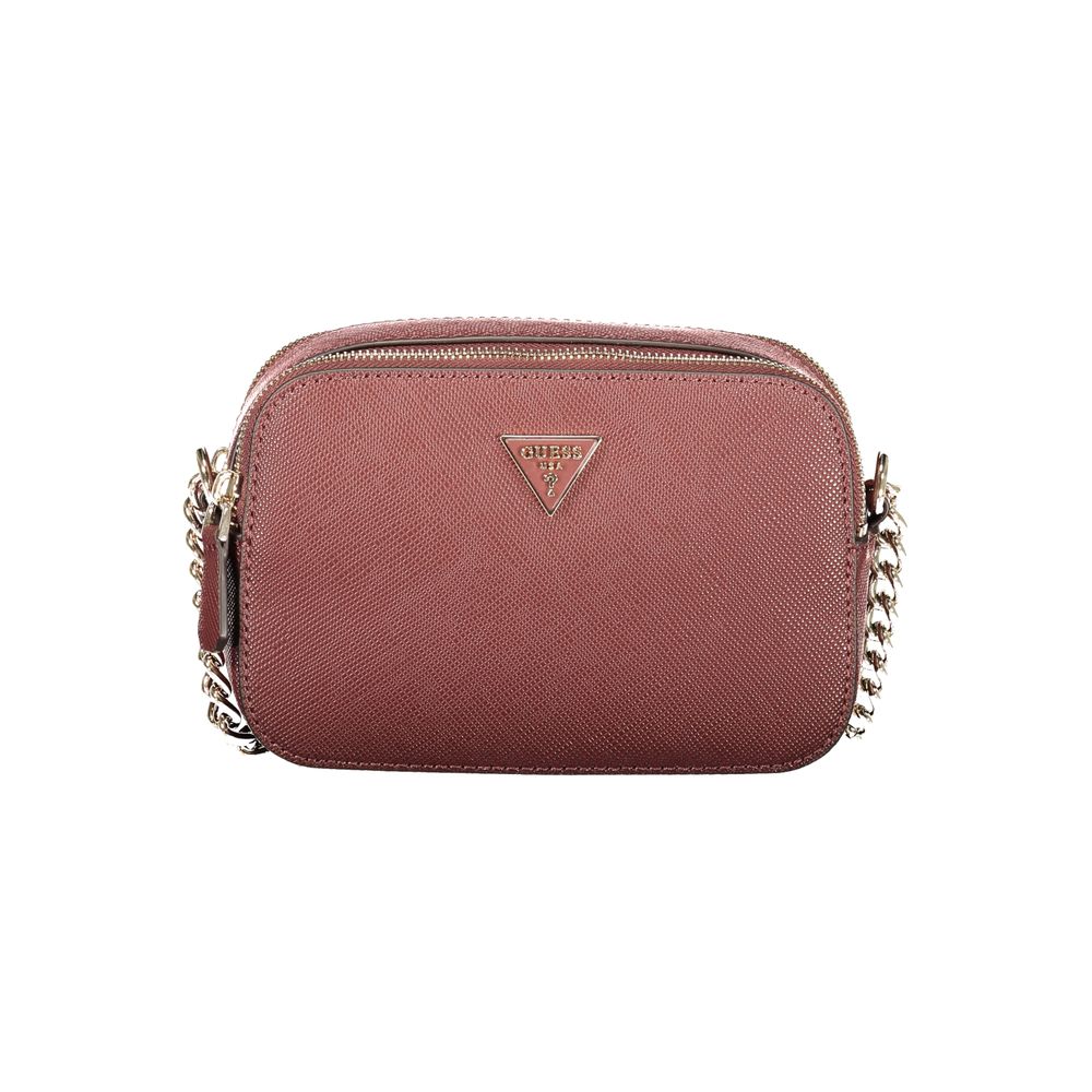 Guess Jeans Braune Polyurethan-Damentasche