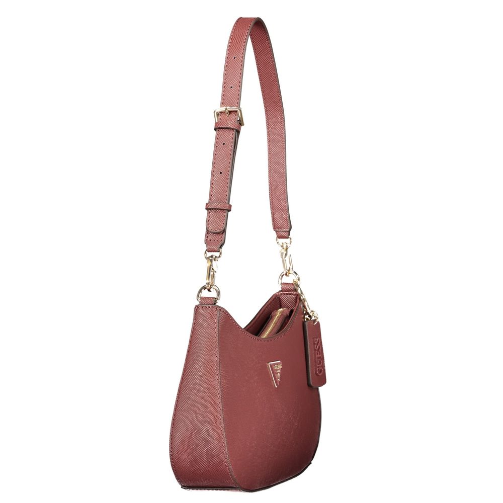 Guess Jeans Braune Polyurethan-Damentasche