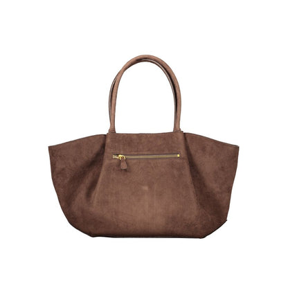 Guess Jeans Brown Polyester Handbag