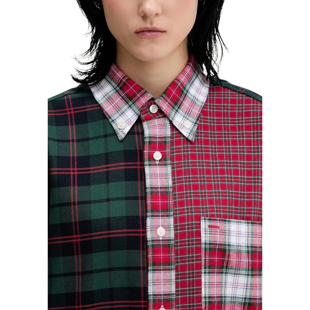 Tommy Hilfiger Jeans Langarmshirt aus roter Baumwolle