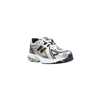 New Balance Silver Synthetic Athletic Sneakers