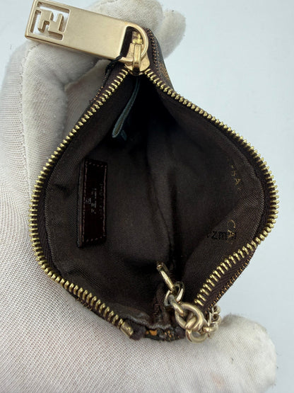 Fendi FENDI FF Coin Purse/Card Holder with Chain