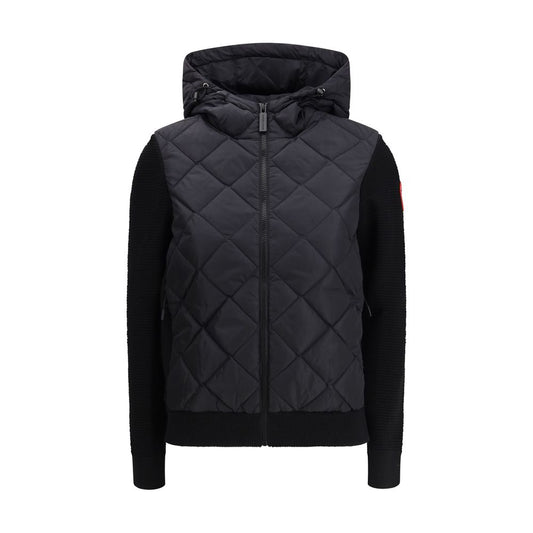 Canada Goose Black Wool Oves Aries Full-Length Jacket