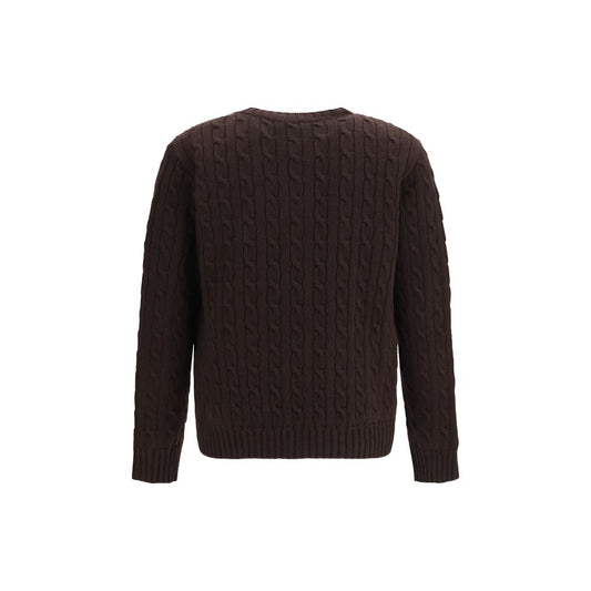 Valentino Garavani Brown Wool Oves Aries Cardigan