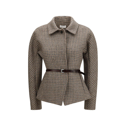 P.A.R.O.S.H. Beige Wool Oves Aries Blazer