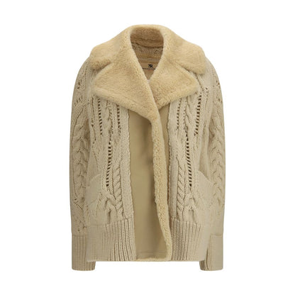 Ermanno Scervino Beige Wool Oves Aries Sweatshirt