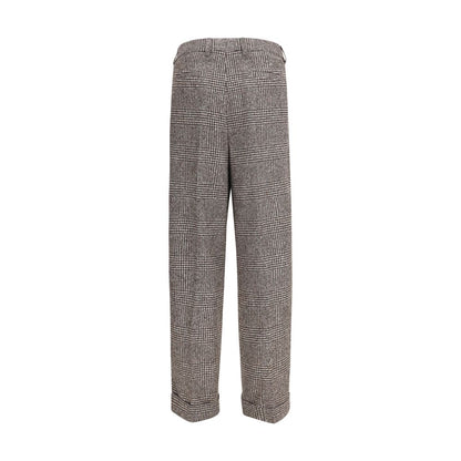 Dolce & Gabbana Brown Alpaca Vicugna Pacos Pants
