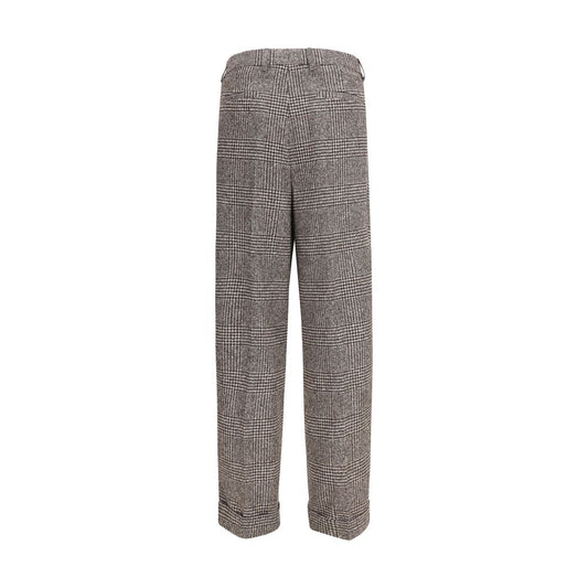 Dolce & Gabbana Brown Alpaca Vicugna Pacos Pants
