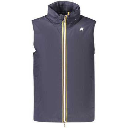 K-WAY Blue Nylon Men's Jacket