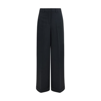 Fabiana Filippi Black Acetate Casual Pants