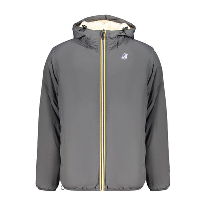 K-WAY Grey Polyamide Men's Jacket