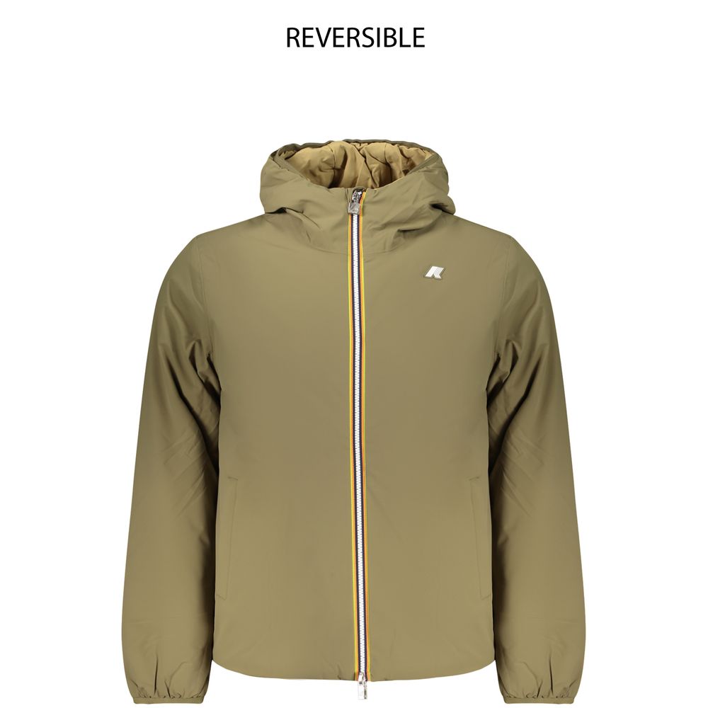 K-WAY Green Nylon Men's Jacket
