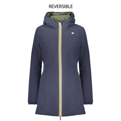 K-WAY Blue Nylon Women's Jacket