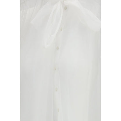 Forte_Forte White Polyester Shirt