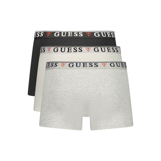 Guess Jeans Grey Cotton Men's Boxer