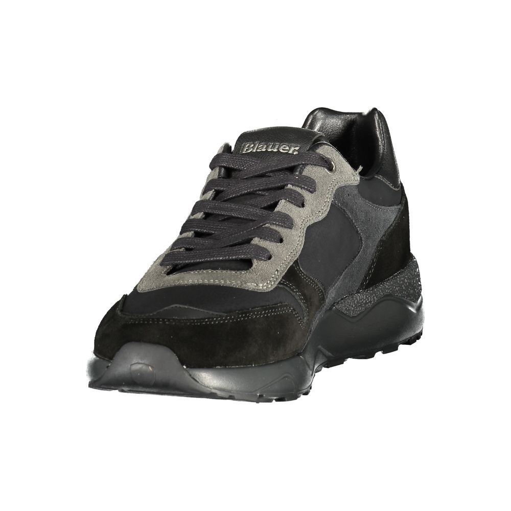 Blauer Nero Polyurethane Uomo Sneaker