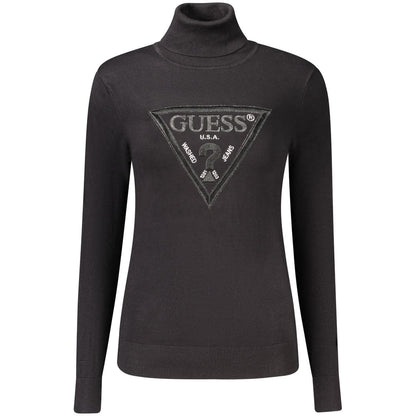 Guess Jeans Black Viscose Women's Sweater
