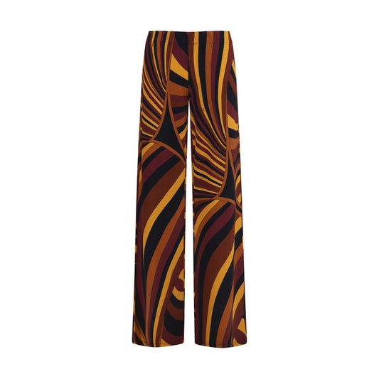 Emilio Pucci Multicolor Viscose Casual Pants