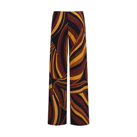 Emilio Pucci Multicolor Viscose Casual Pants