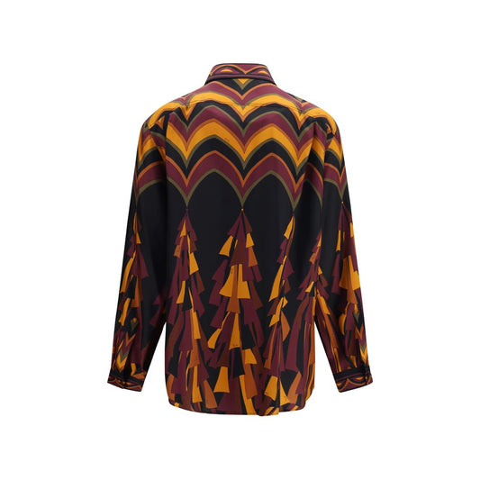 Emilio Pucci Multicolor Silk Pattern Shirt