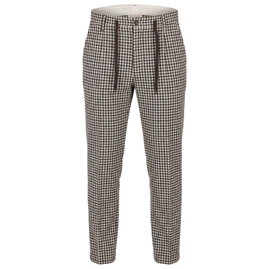 Baldinini Trend Blue Cotton Men Pants