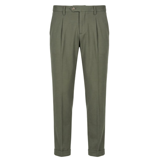 Baldinini Trend Green Viscose Men Pants