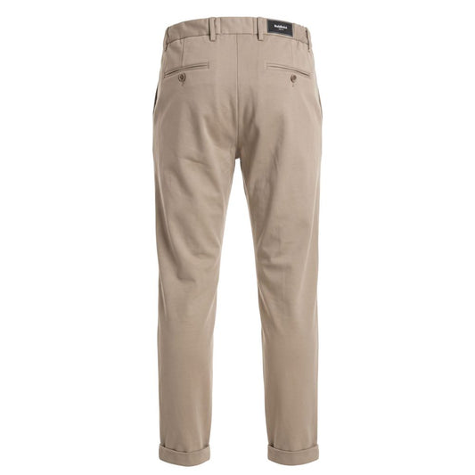 Baldinini Trend Beige Viscose Men Pants