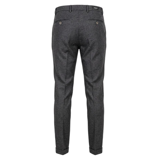 Baldinini Trend Grey Viscose Men Pant