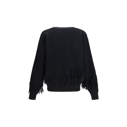 Y-3 Black Wool Oves Aries Sweatshirt
