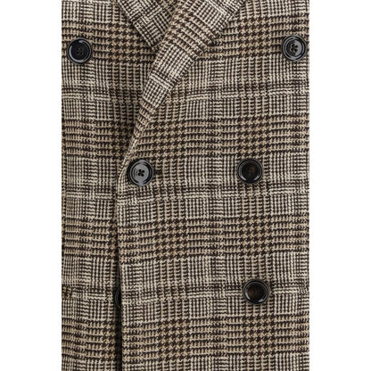 Lardini Brown Wool Oves Aries Blazer