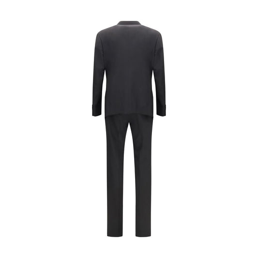Giorgio Armani Black Wool Oves Aries Two-Piece Suit