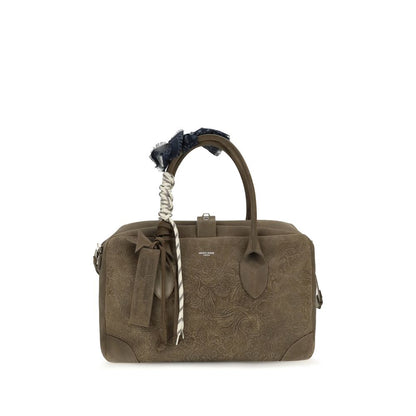 Golden Goose Brown Calf Leather Bos Taurus Handbag