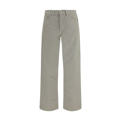 Sunflower Gray Cotton Casual Pants