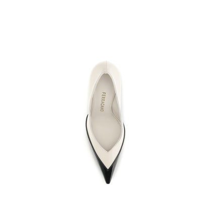 Ferragamo Multicolor Calf Leather Bos Taurus High Heel Pumps