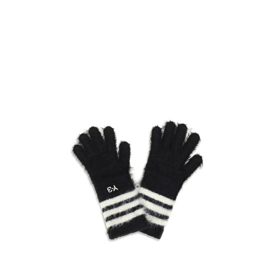 Y-3 Black Recycled Polyamide Gloves