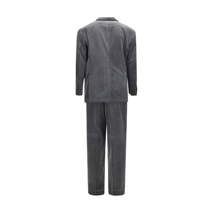 Brunello Cucinelli Gray Cotton Suit