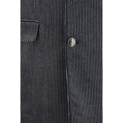 Brunello Cucinelli Gray Cotton Suit