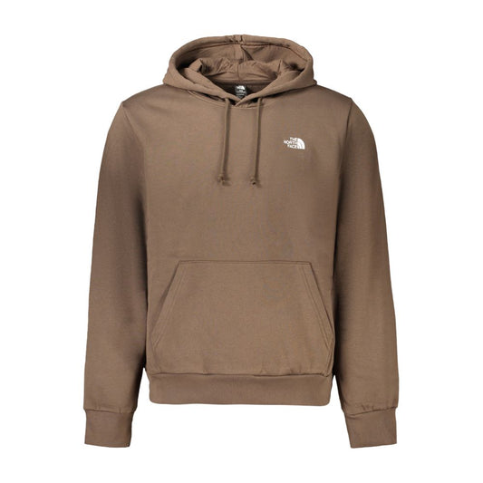 The North Face Brown Cotton Men Sweatshirt