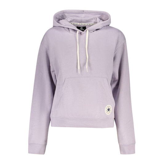 Converse Purple Cotton Women's Sweatshirt