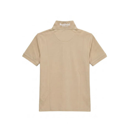 Baldinini Trend Beige Cotton Men Polo-Shirt